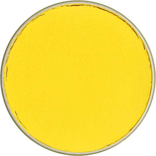 Fard à l'eau Superstar jaune pour le grimage et le maquillage artistique. Format rond 16g.