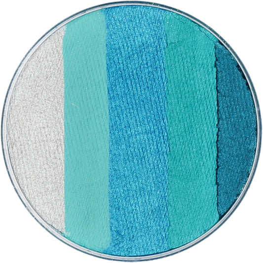 Maquillage professionnel Superstar Dream Colours Ice, Splitcake irisé et brillant.