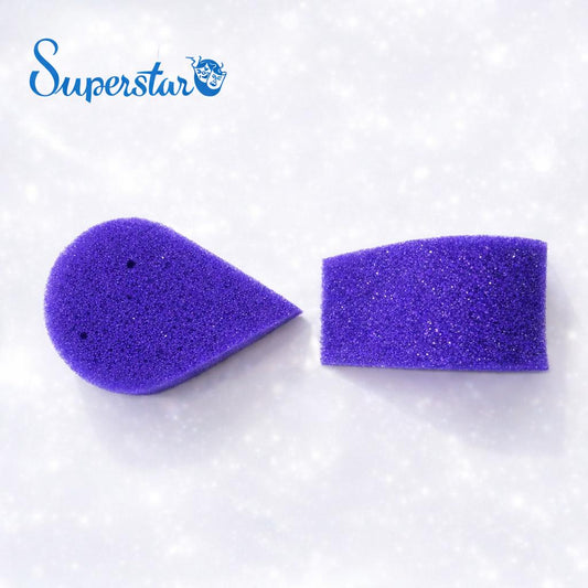 L'éponge papillon Superstar ECO est un accessoire indispensable pour tous les artistes de face painting. Parfait pour la technique du One stroke. A utiliser sur les gros Split cakes.