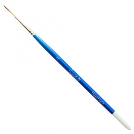 Pinceau liner de précision roxa rosa Superstar numéro 3, idéal pour tracer des lignes fines et détaillées en maquillage artistique.