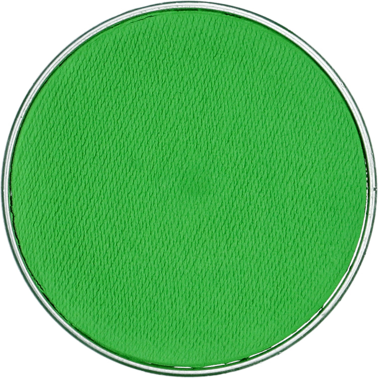 Fard à l'eau Superstar vert pour le grimage et le maquillage artistique. Format rond 16g.