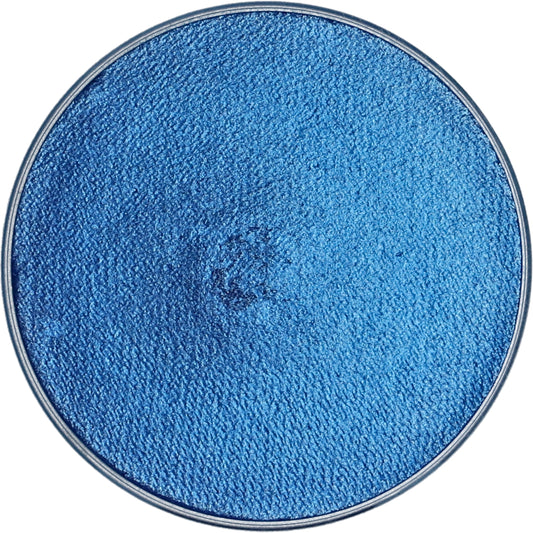 Fard à l'eau Superstar Mystic Blue Shimmer pour le grimage et le maquillage artistique. Format rond 16g. 