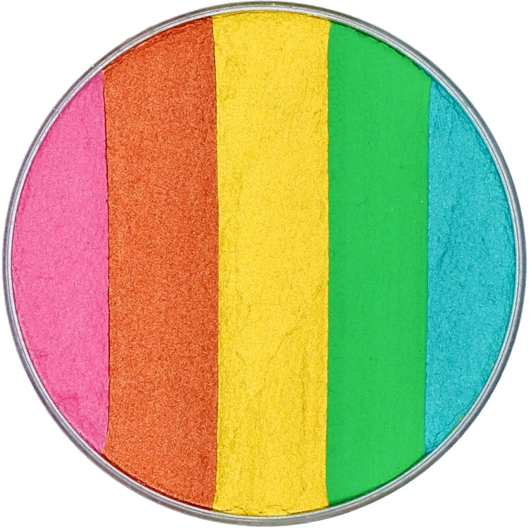 Maquillage professionnel Superstar Dream Colours Rainbow, Splitcake irisé et mat.