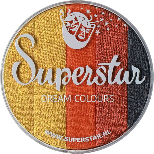 Maquillage professionnel Superstar Dream Colours Safari, Splitcake irisé et brillant.