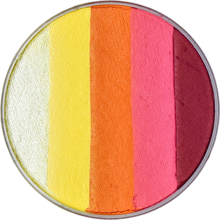 Maquillage professionnel Superstar Dream Colours Summer, Splitcake irisé, brillant et mat.