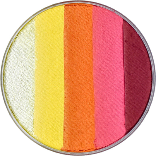Maquillage professionnel Superstar Dream Colours Summer, Splitcake irisé, brillant et mat.
