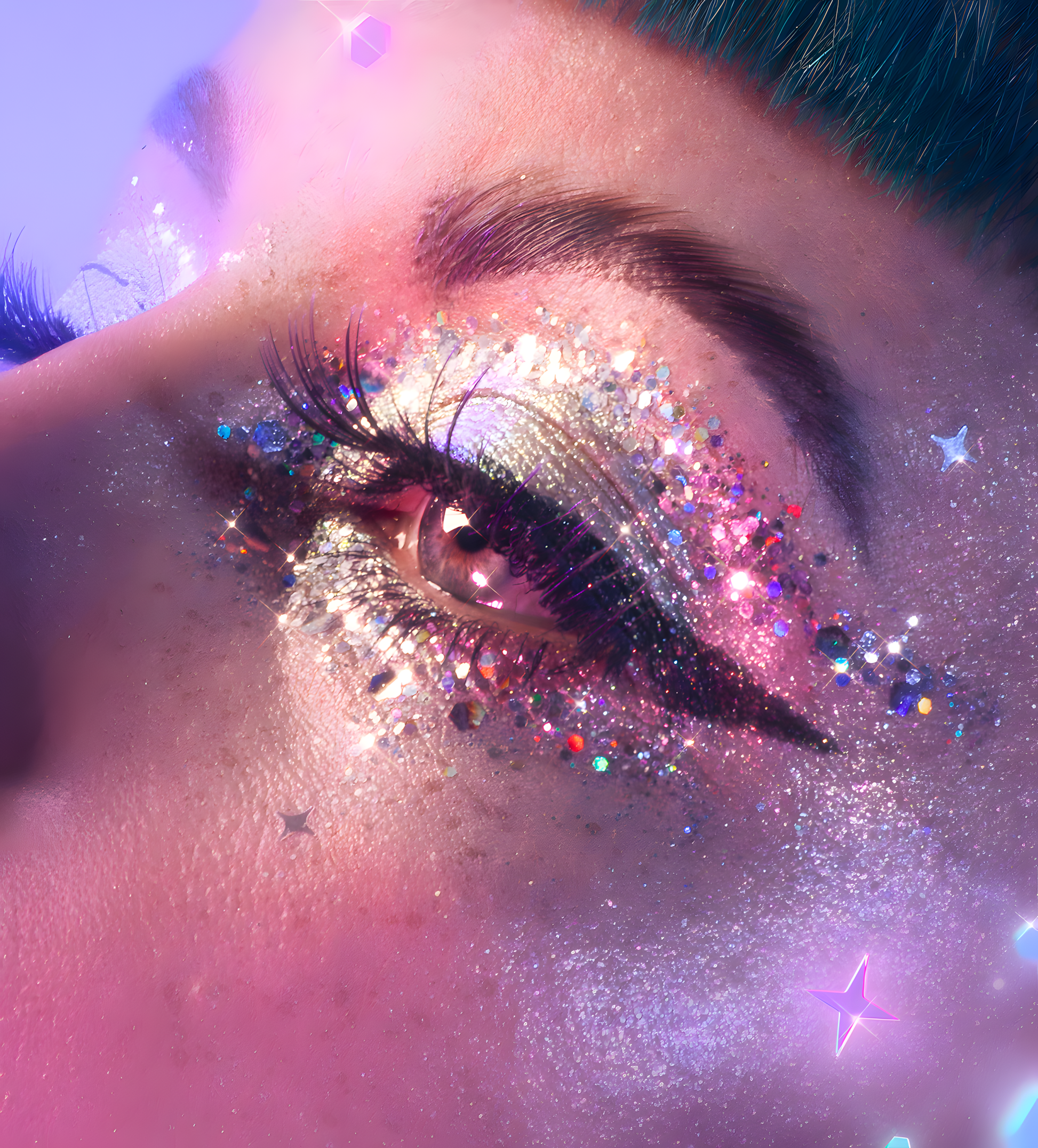 Aperçu du Gel pailleté holographique biodégradable Si Si La Paillette - Maquillage éco-responsable et naturel - 