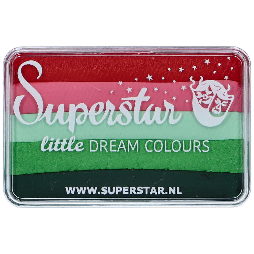 Maquillage professionnel Superstar Little Dream Colors Bloom, Split cake aux reflets irisés et mat pour One strok.