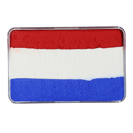 Maquillage professionnel Superstar Little Dream Colours Red White & Blue, Splitcake mat et intense pour one Stroke.