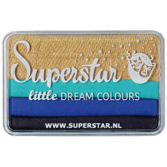 Maquillage professionnel Superstar Little Dream Colours Royal, Splitcake irisé et brillant pour one Stroke.