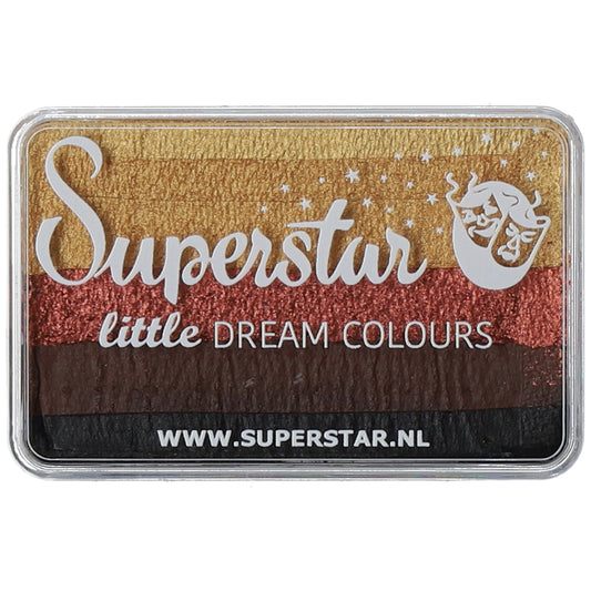 Maquillage professionnel Superstar Little Dream Colours Safari, Splitcake  aux reflets irisés et brillants.